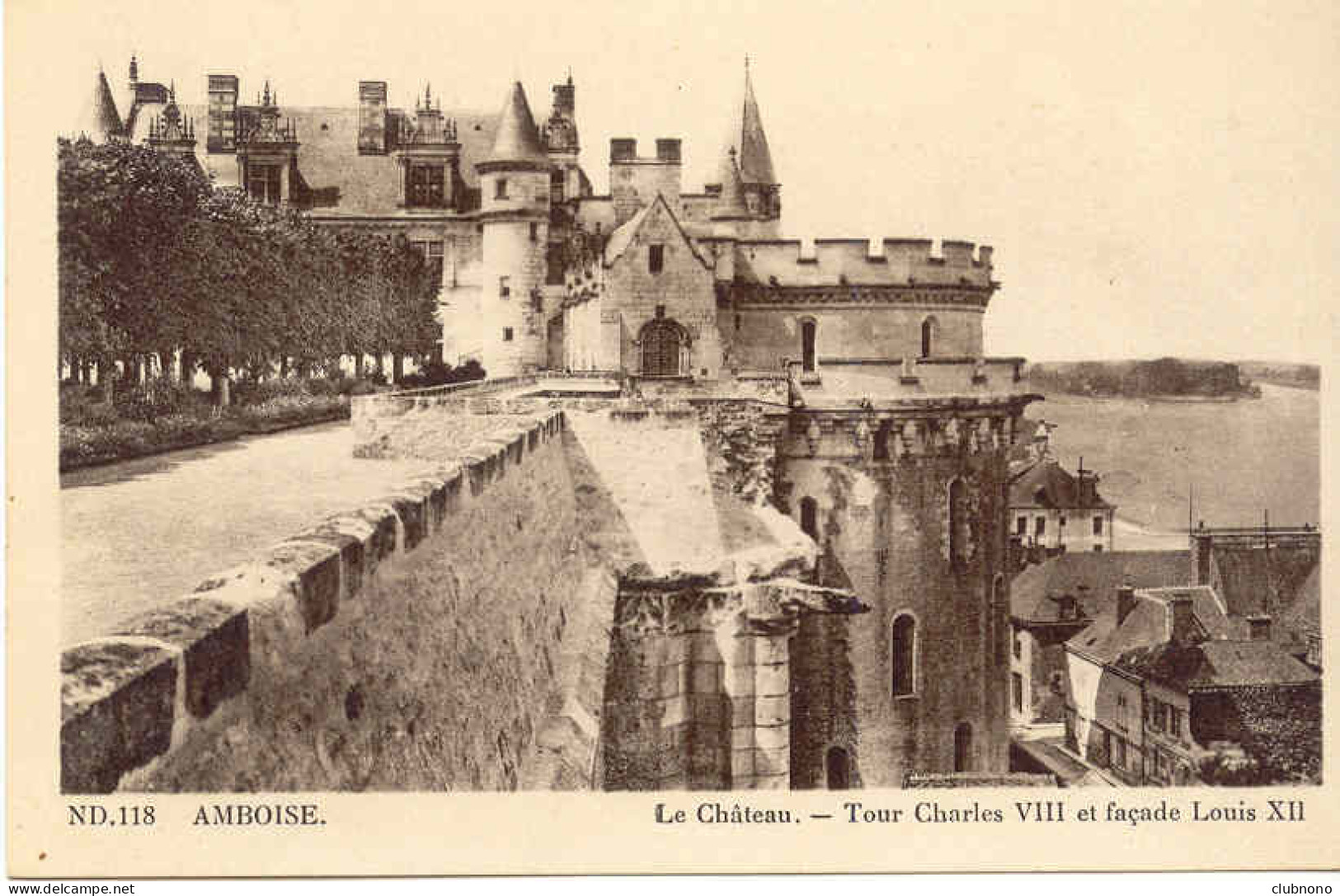 CPA - AMBOISE - LE CHATEAU - TOUR CHARLES VIII ET FACADE LOUIS XII - Amboise