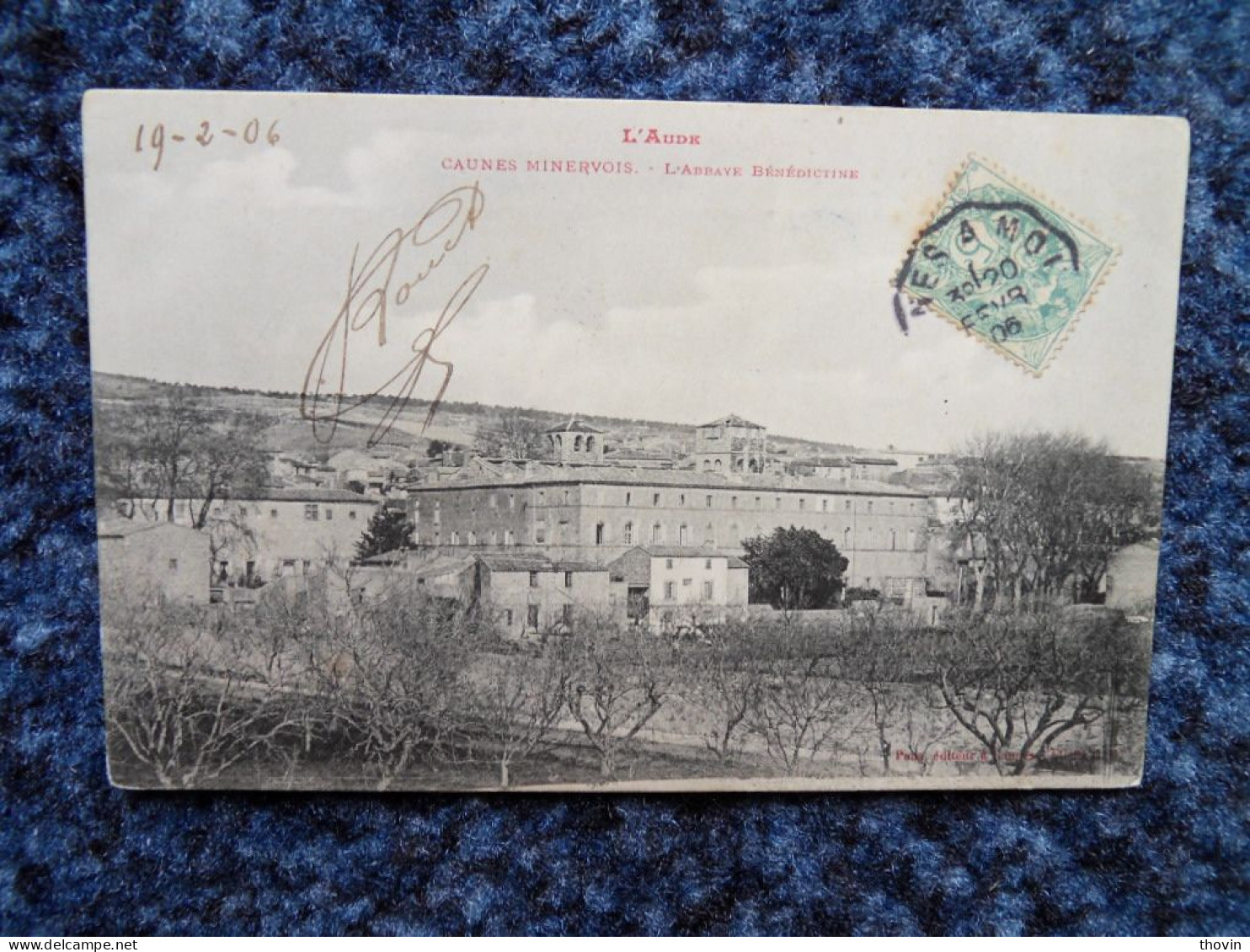 KB10/1198-Caunes Minervois 1906 L'abbaye Bénédictine - Altri & Non Classificati