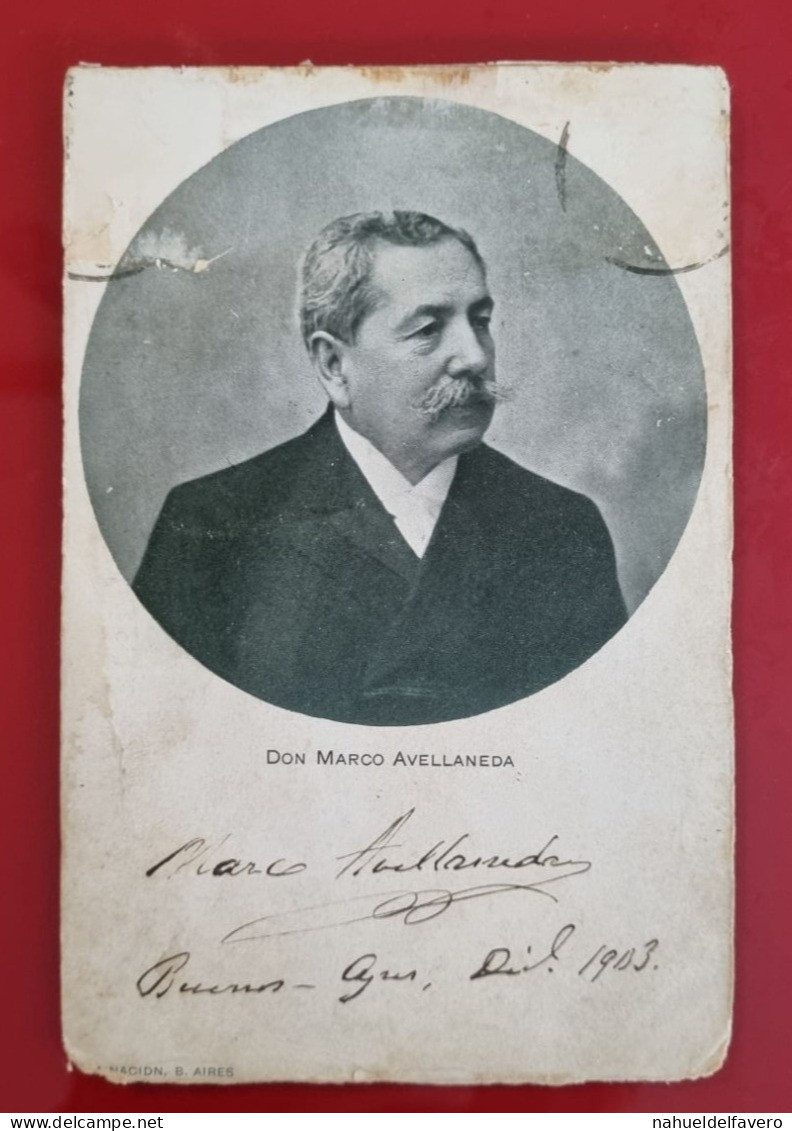 PH - Ph Original - Photo ET SIGNATURE De DON MARCO AVELLANEDA - Identified Persons