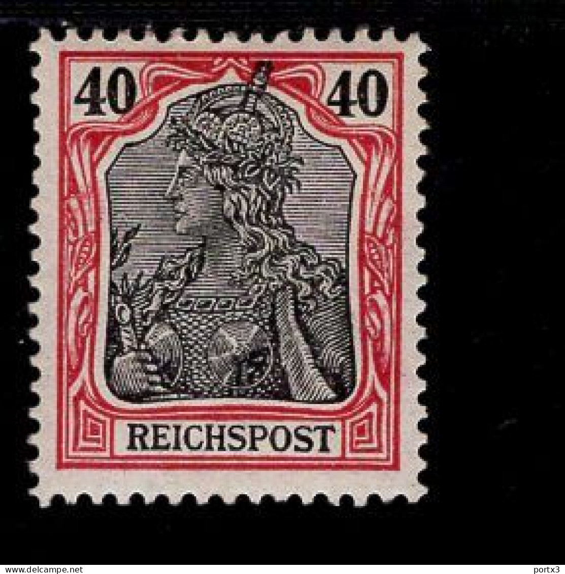 Deutsches Reich 60 Germania Mint MLH * - Unused Stamps