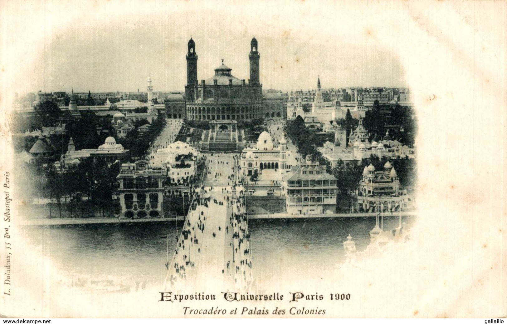 EXPOSITION PARIS 1900 TROCADERO ET PALAIS DES COLONIES - Exposiciones