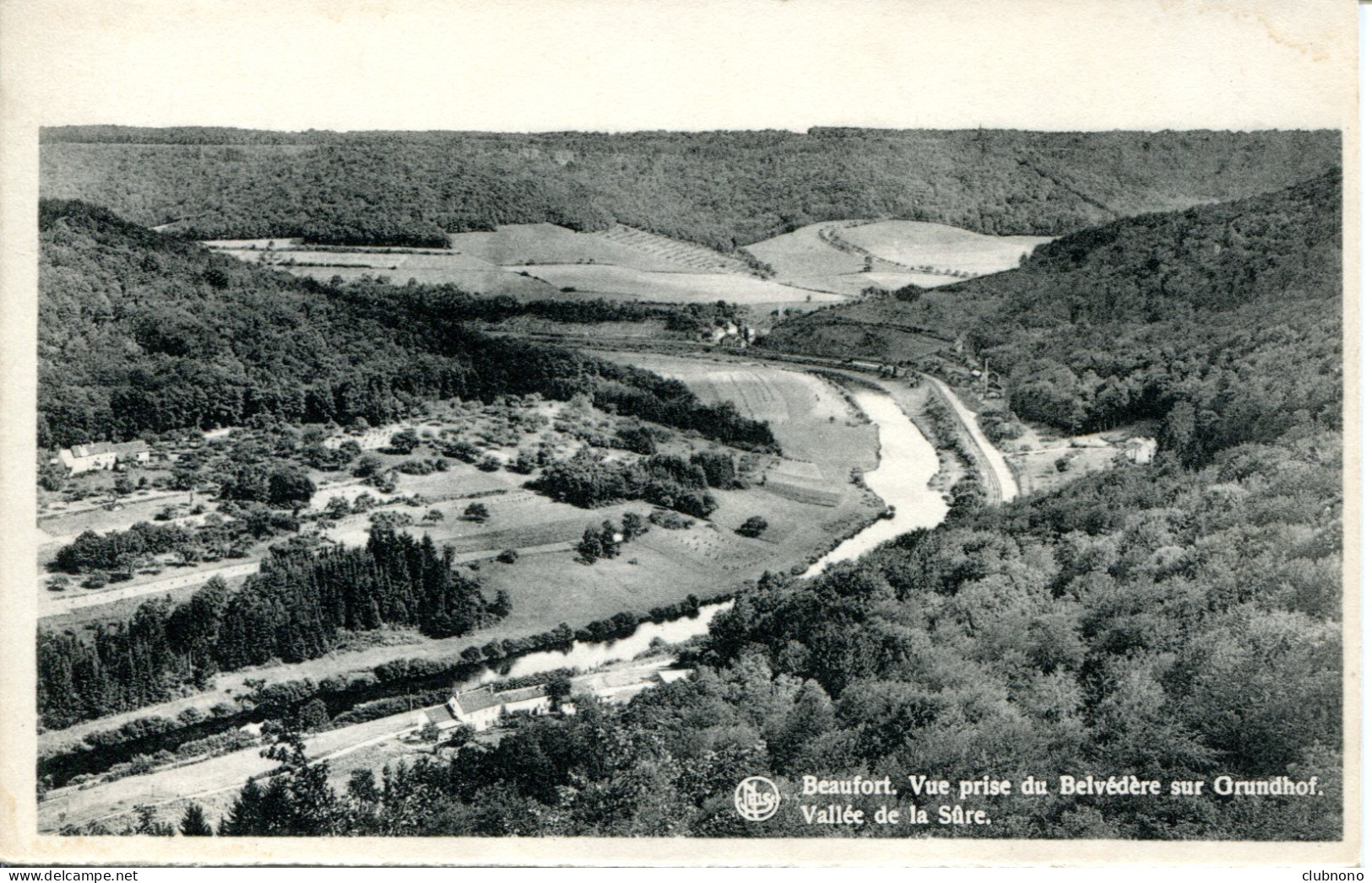 CPA - BEAUFORT - VUE PRISE DU BELVEDERE SUR GRUNDHOF - Beaufort