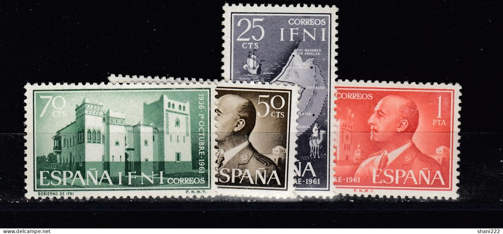 Ifni - 1961 Franco Anniversary (e-830) - Ifni