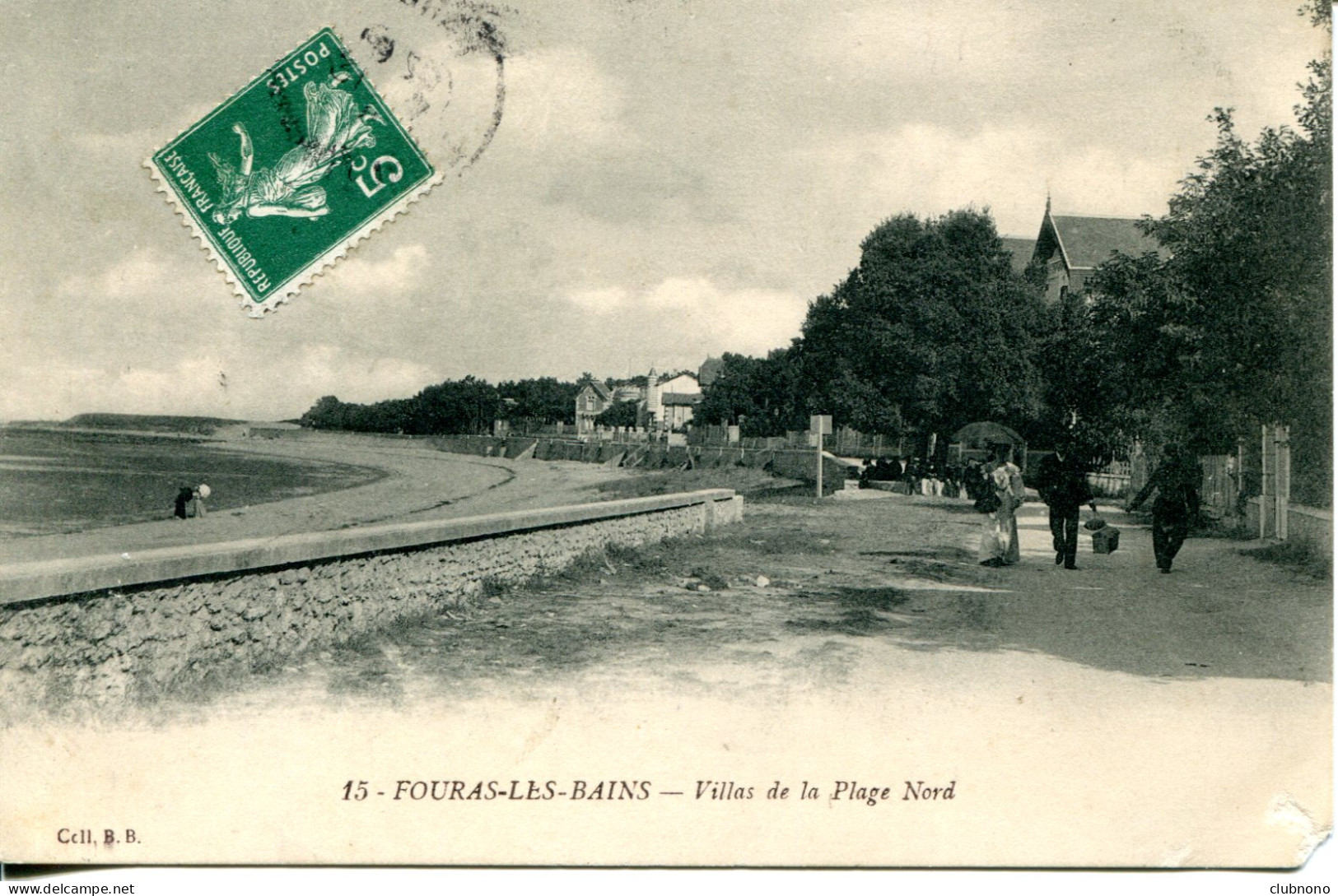 CPA - FOURAS-LES-BAINS - VILLAS DE LA PLAGE NORD (1910) - Fouras-les-Bains