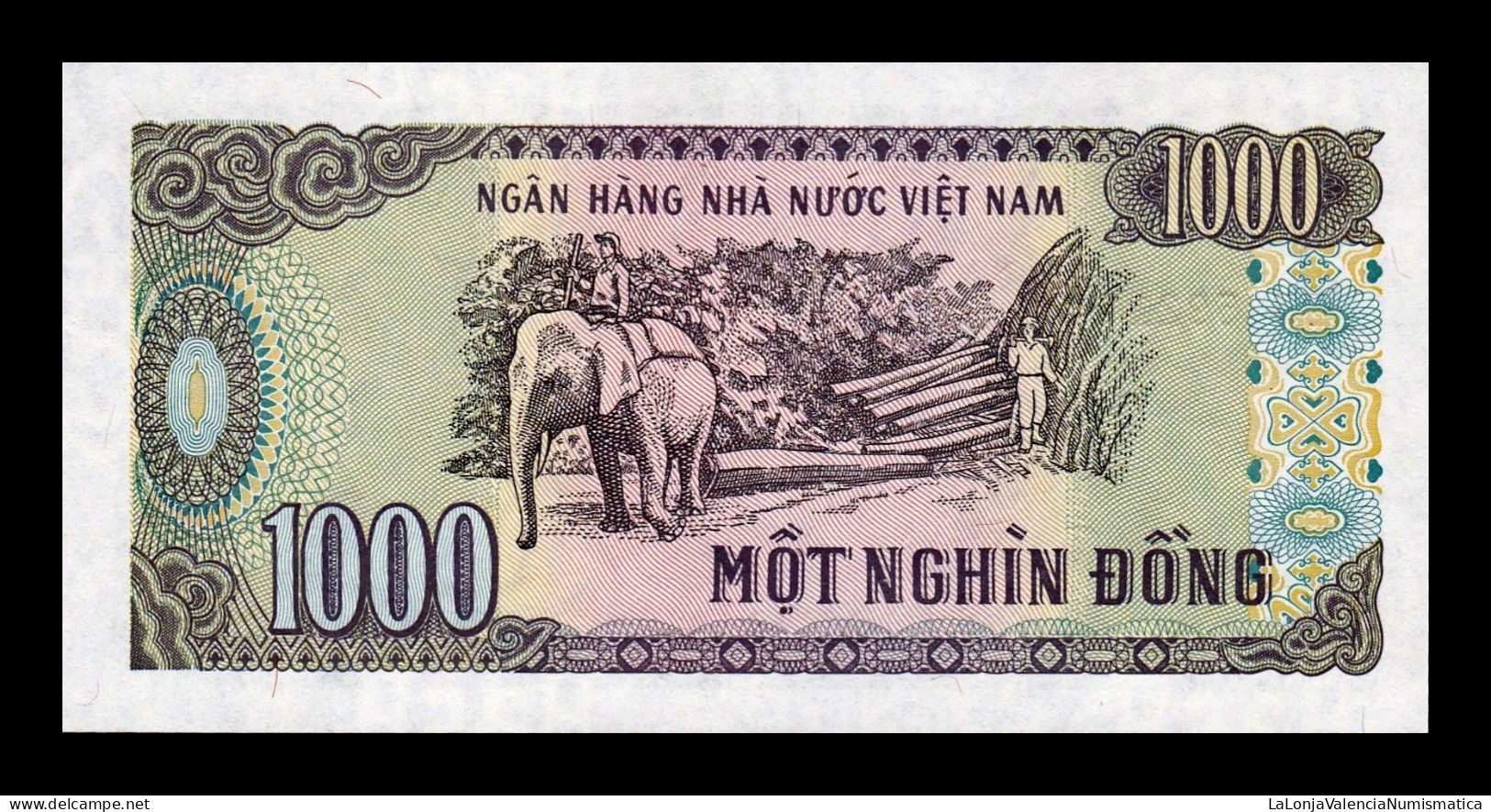 Vietnam 1000 Dong 1988 Pick 106a Small Serial Sc Unc - Vietnam