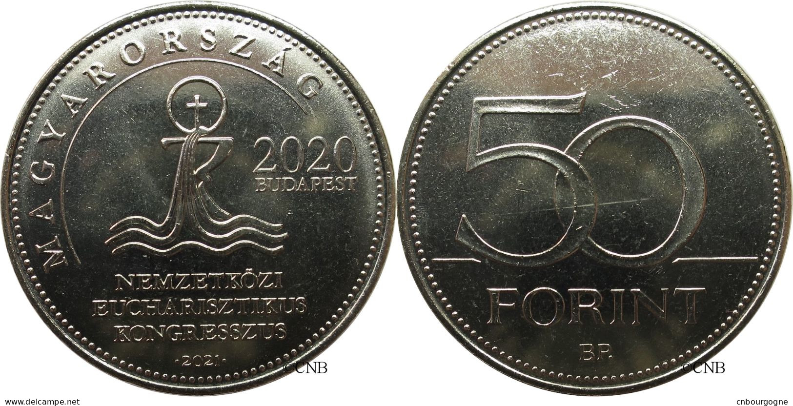 Hongrie - République - 50 Forint 52e Congrès Eucharistique Budapest 2020 2021- UNC - Mon4659 - Ungheria