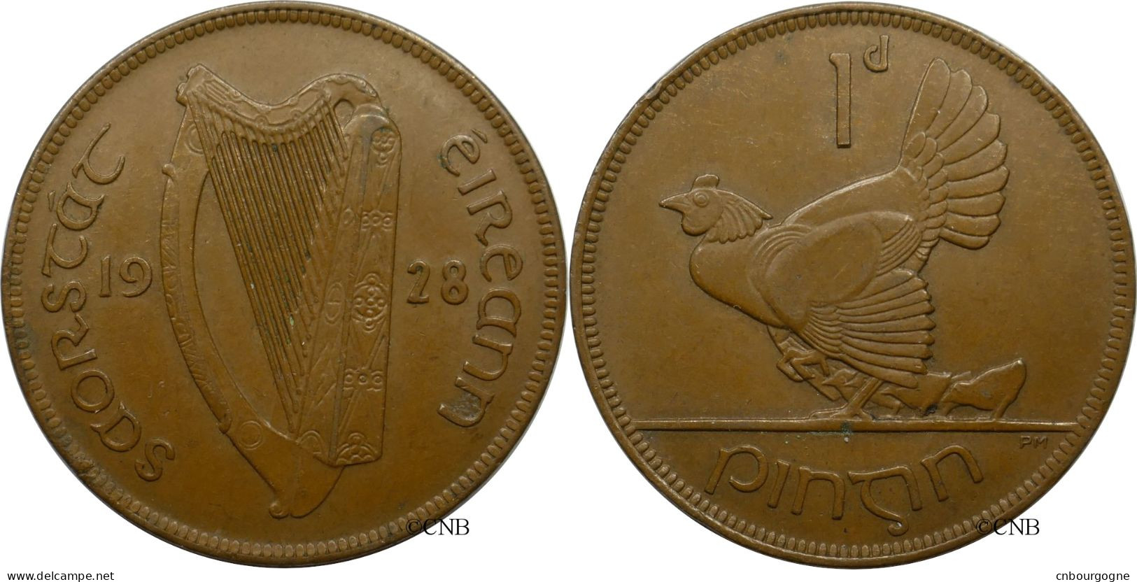 Irlande - République - 1 Penny 1928 - TTB+/AU50 - Mon6112 - Ireland