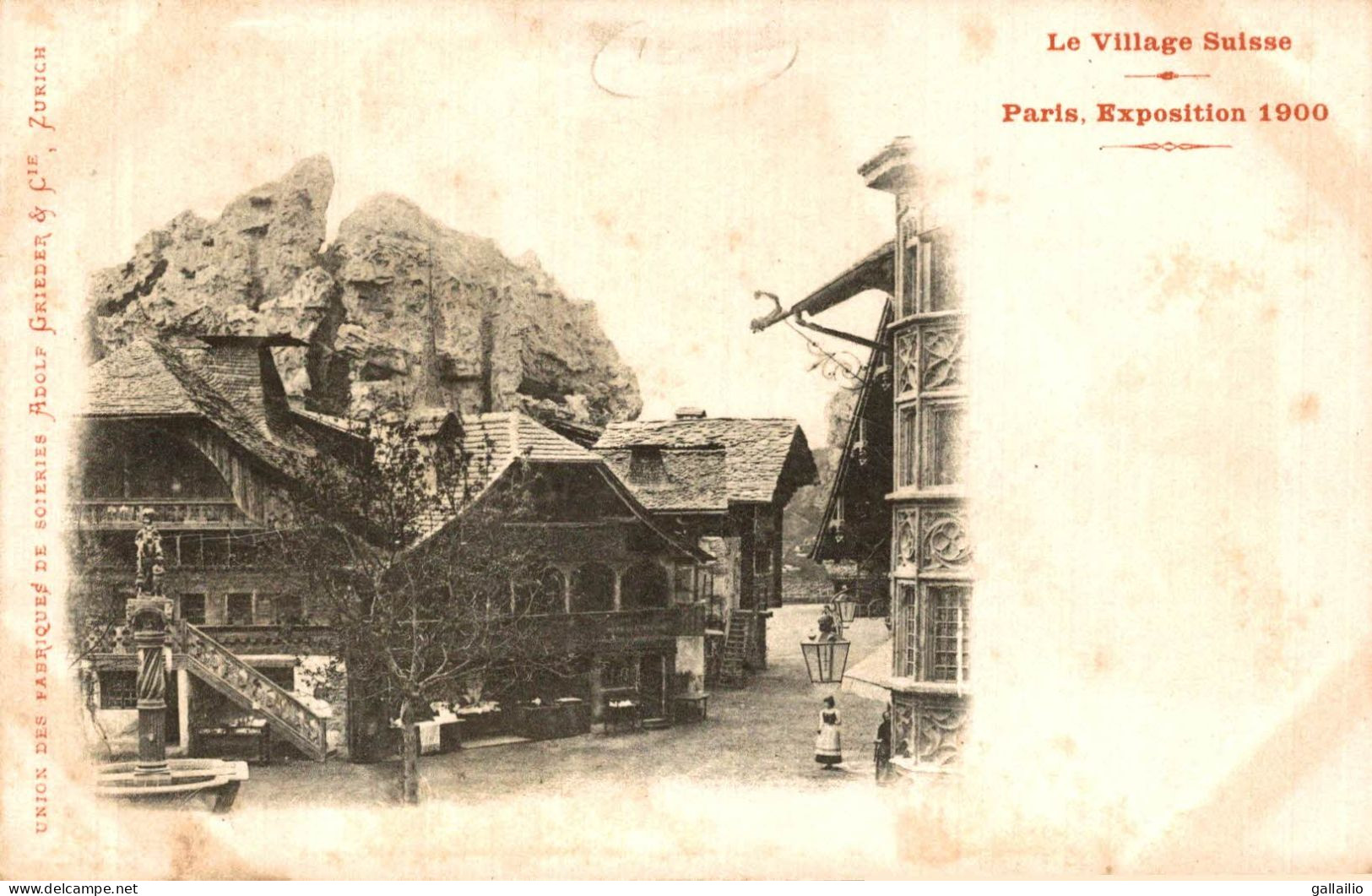 EXPOSITION PARIS 1900 LE VILLAGE SUISSE - Exhibitions