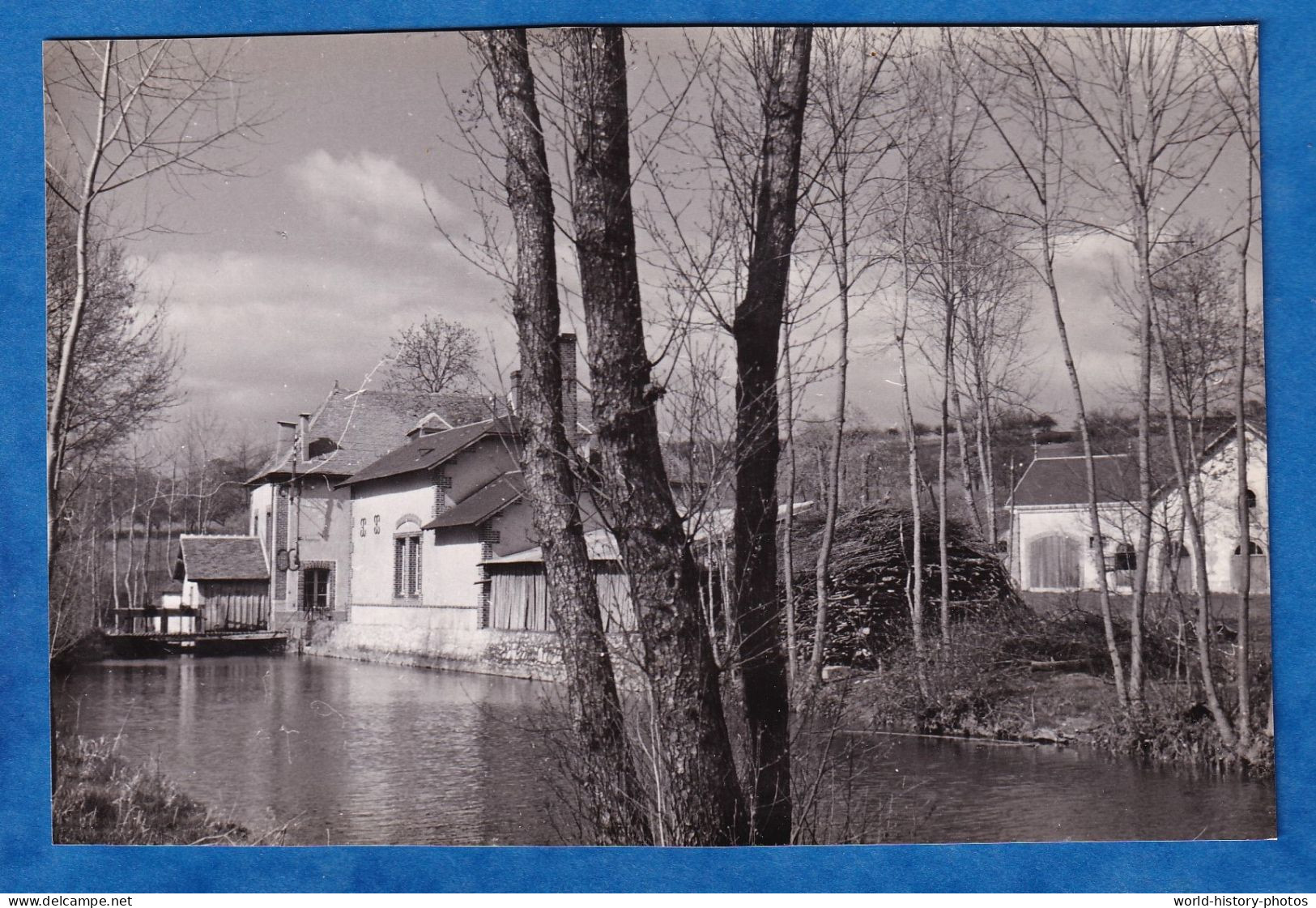 Photo Ancienne Snapshot - FRANCE - Moulin à Eau à Situer - écluse - Hydraulique - Canal / Rivière - Lugares