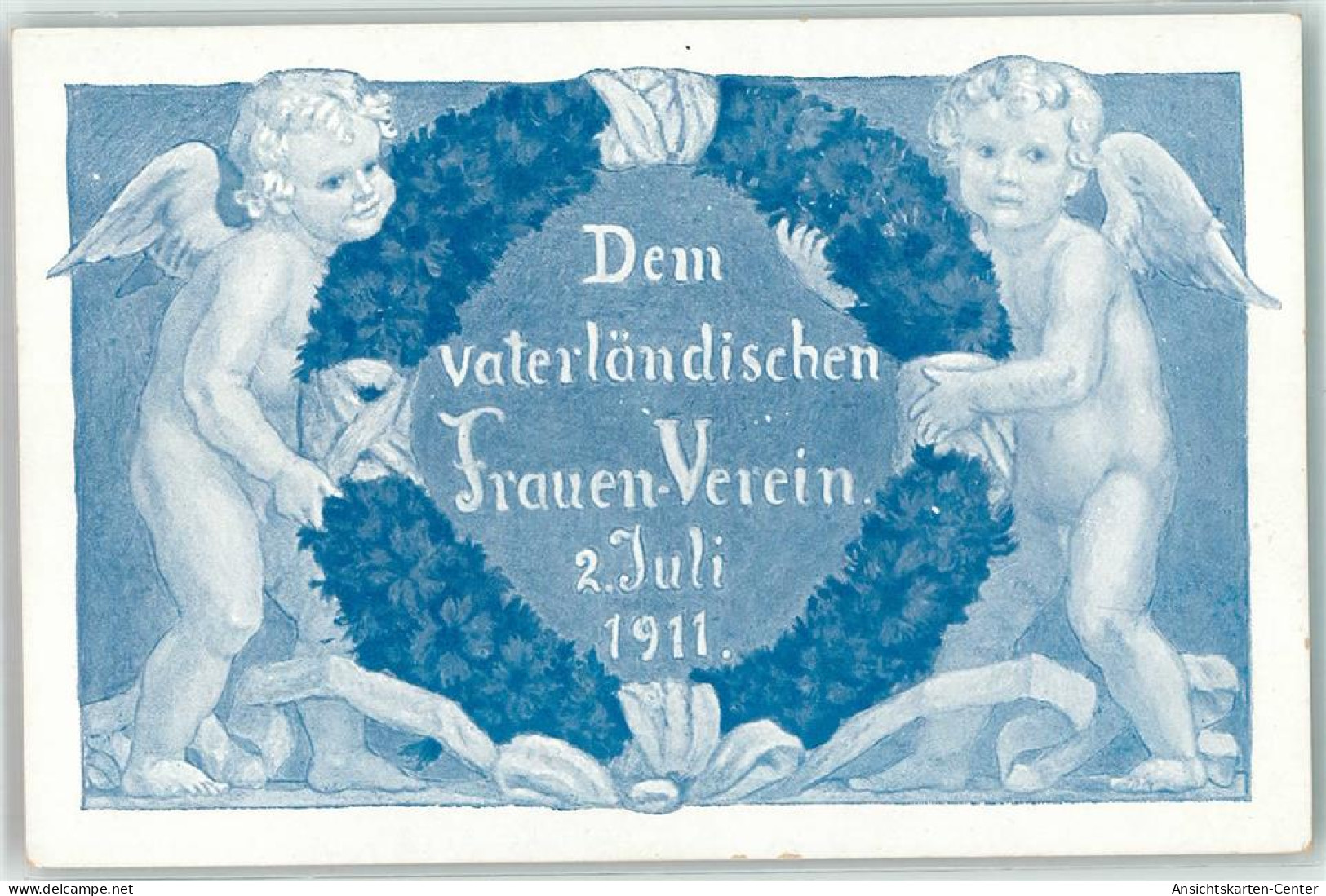 13937605 - Dem Vaterlaendischen  Frauen-Verein 1911 , Engel AK - Autres & Non Classés