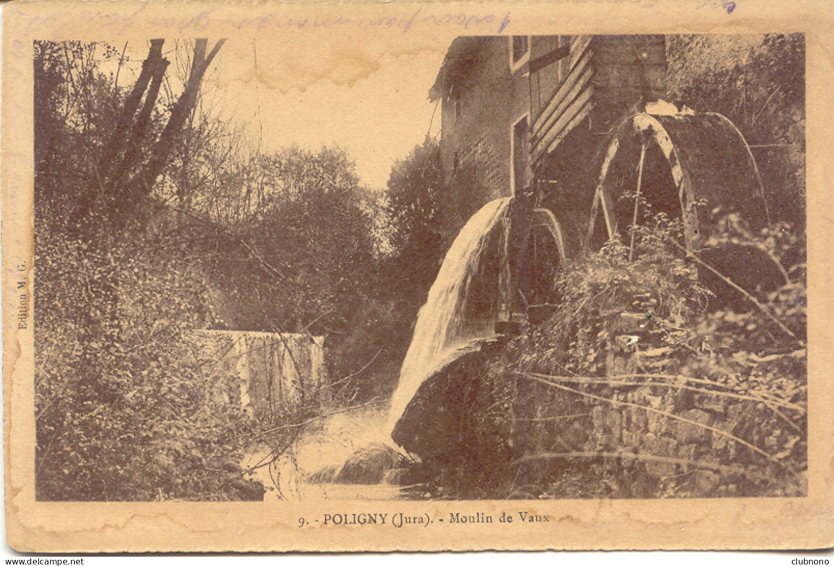 CPA - POLIGNY - MOULIN DE VAUX - Poligny