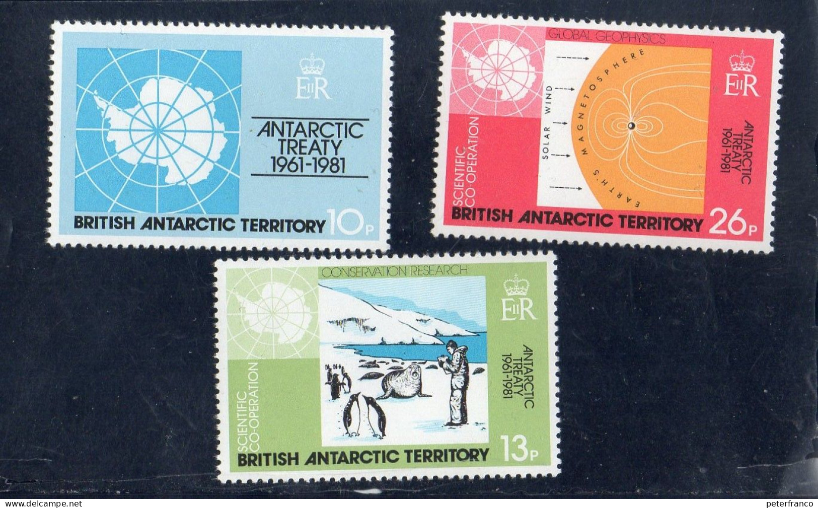 1981 Territori Britannici - Esplorazioni Antartiche - Nuevos