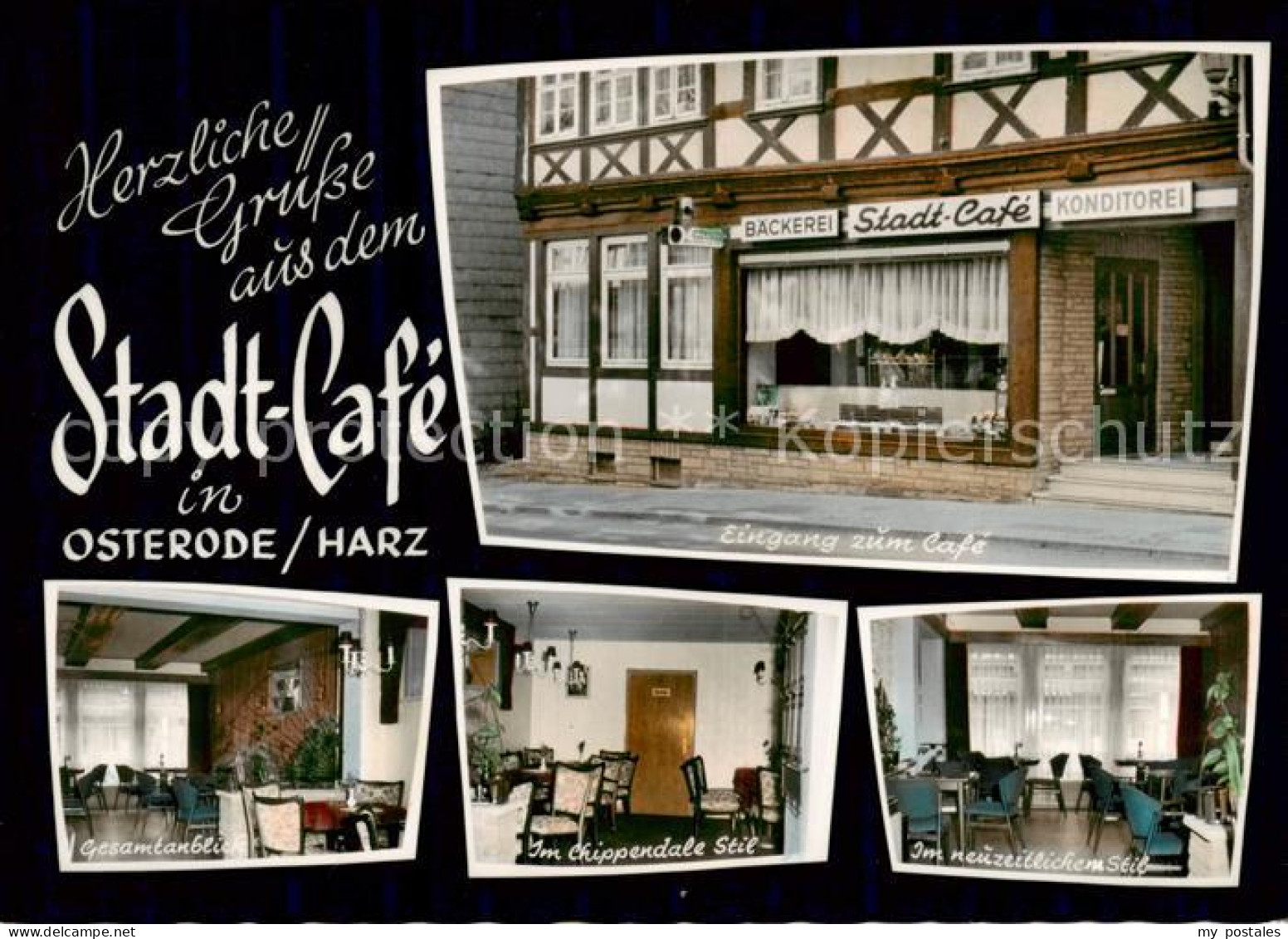 73854148 Osterode Harz Baeckerei Stadt Cafe Konditorei Steinbeisser Eingang Gast - Osterode