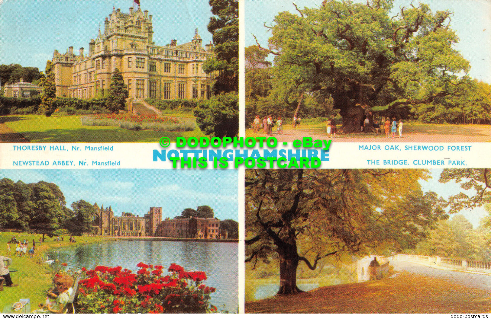 R519315 Nottinghamshire. Thoresby Hall. Nr. Mansfield. Newstead Abbey. The Bridg - Monde