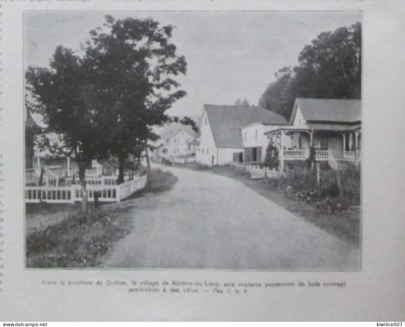 1924  Province Du QUEBEC VILLAGE DE RIVIERE DU LOUP  CANADA - Unclassified