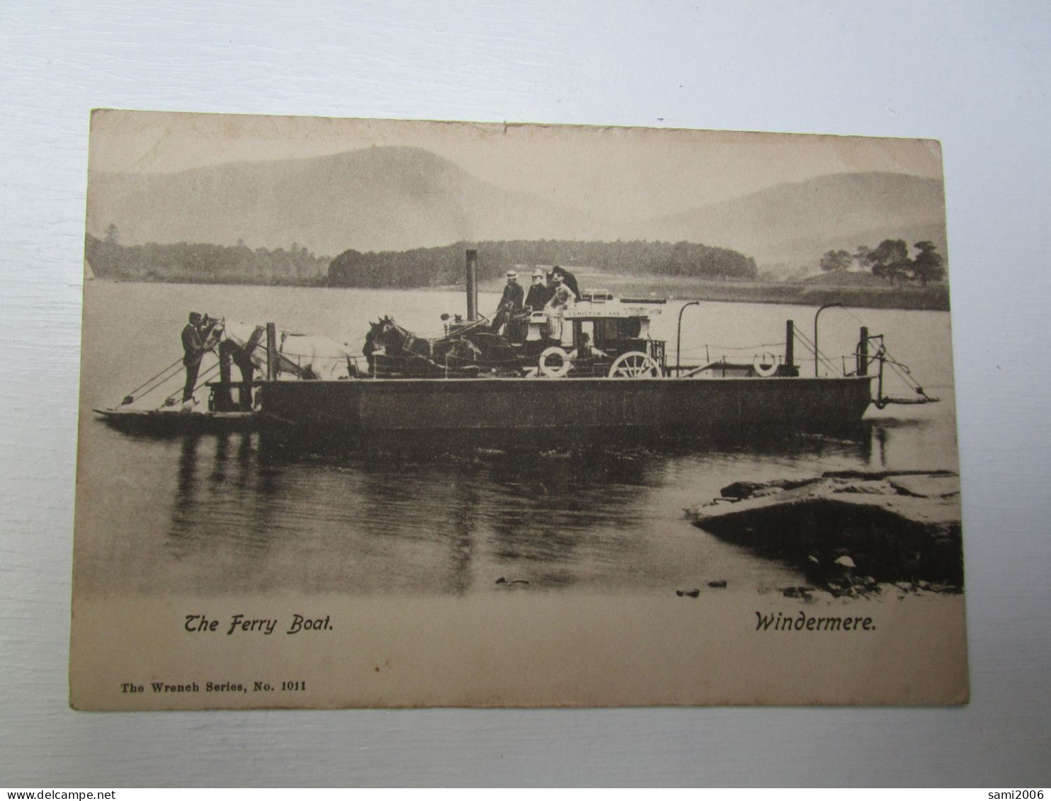 ROYAUME UNI WINDERMERE THE FERRY BOAT ATTELAGE CHEVAUX - Autres & Non Classés