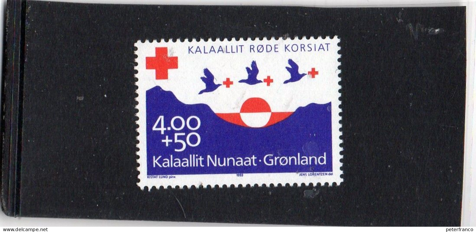 1993 Groenlandia - Croce Rossa - Ungebraucht