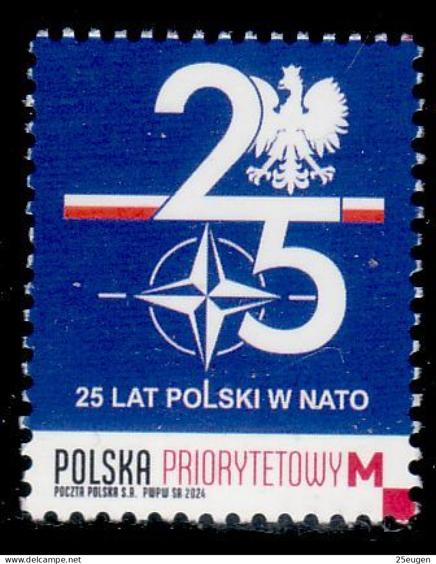 POLAND 2024 25 YEARS OF POLAND IN NATO MNH - Unused Stamps