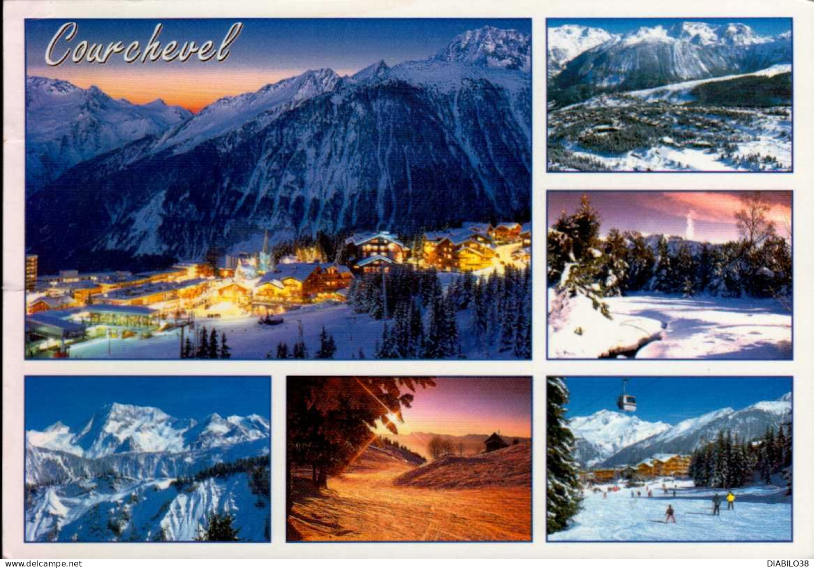 COURCHEVEL    ( SAVOIE )   LOT DE 4 CARTES  . - Courchevel