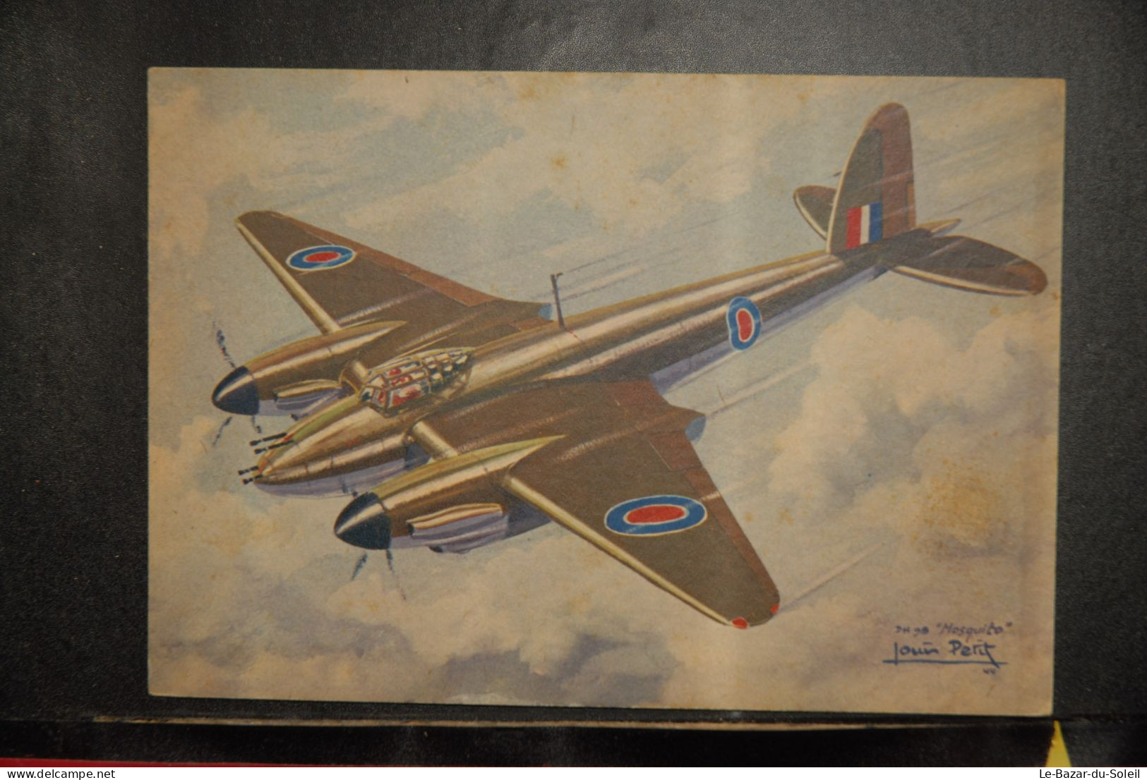 CP,  ILLUSTRATEUR, Louis Petit, Avion, DE HAVILLAND "MOSQUITO ", Collection Des Avions Alliés - 1939-1945: 2a Guerra