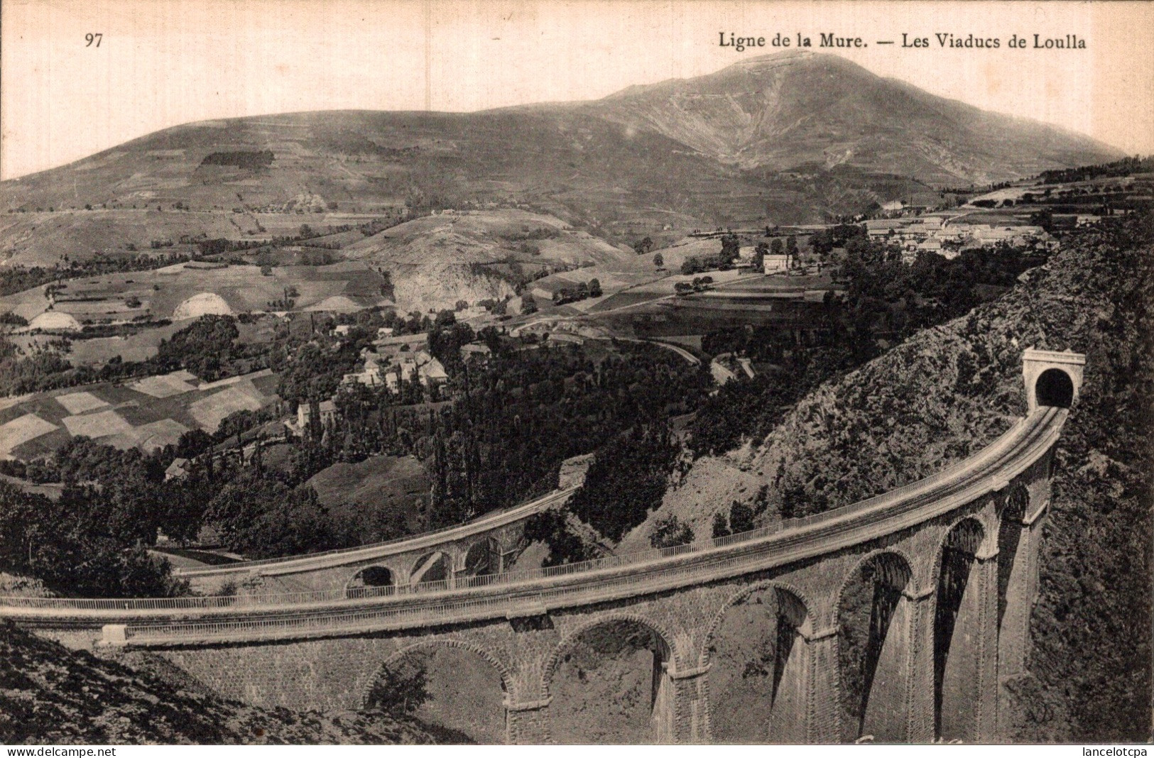 38 - LIGNE DE LA MURE / LES VIADUCS DE LOULLA - La Mure