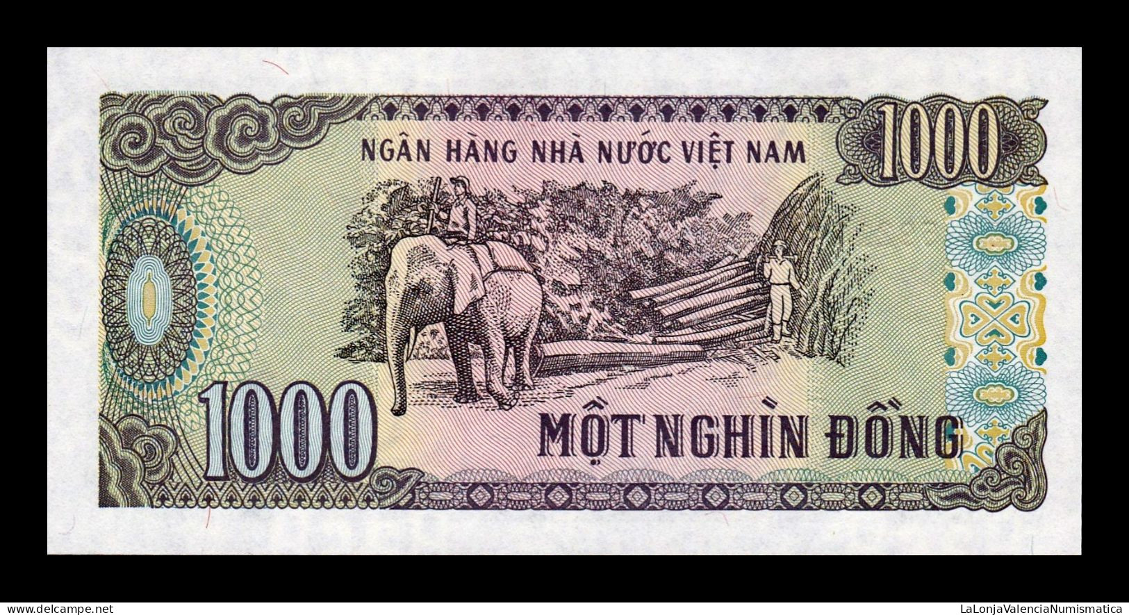 Vietnam Bundle Taco 100 Banknotes 1000 Dong 1988 Pick 106a Small Serial Sc Unc - Vietnam