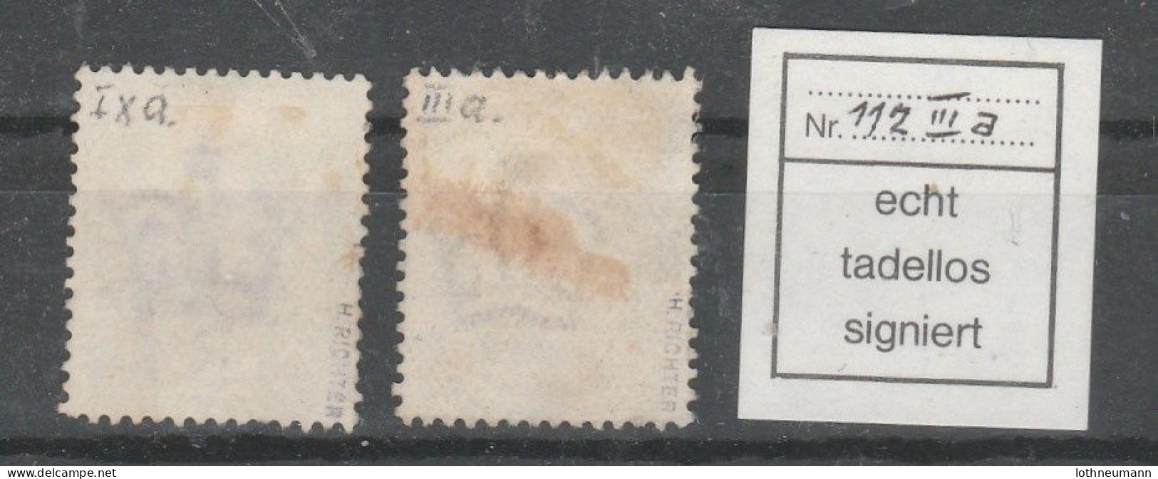 GB 1905/11: Two Used No Fault Sign. Items Of 9 D EVII, De La Rue Chalk-surf. Pap., Somerset, Redd. Purp. A. Light Blue - Usados