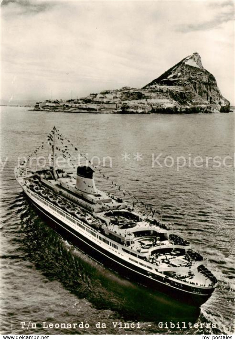 73853956 Gibraltar Gibilterra Passagierschiff Leonardo Da Vinci  - Gibraltar