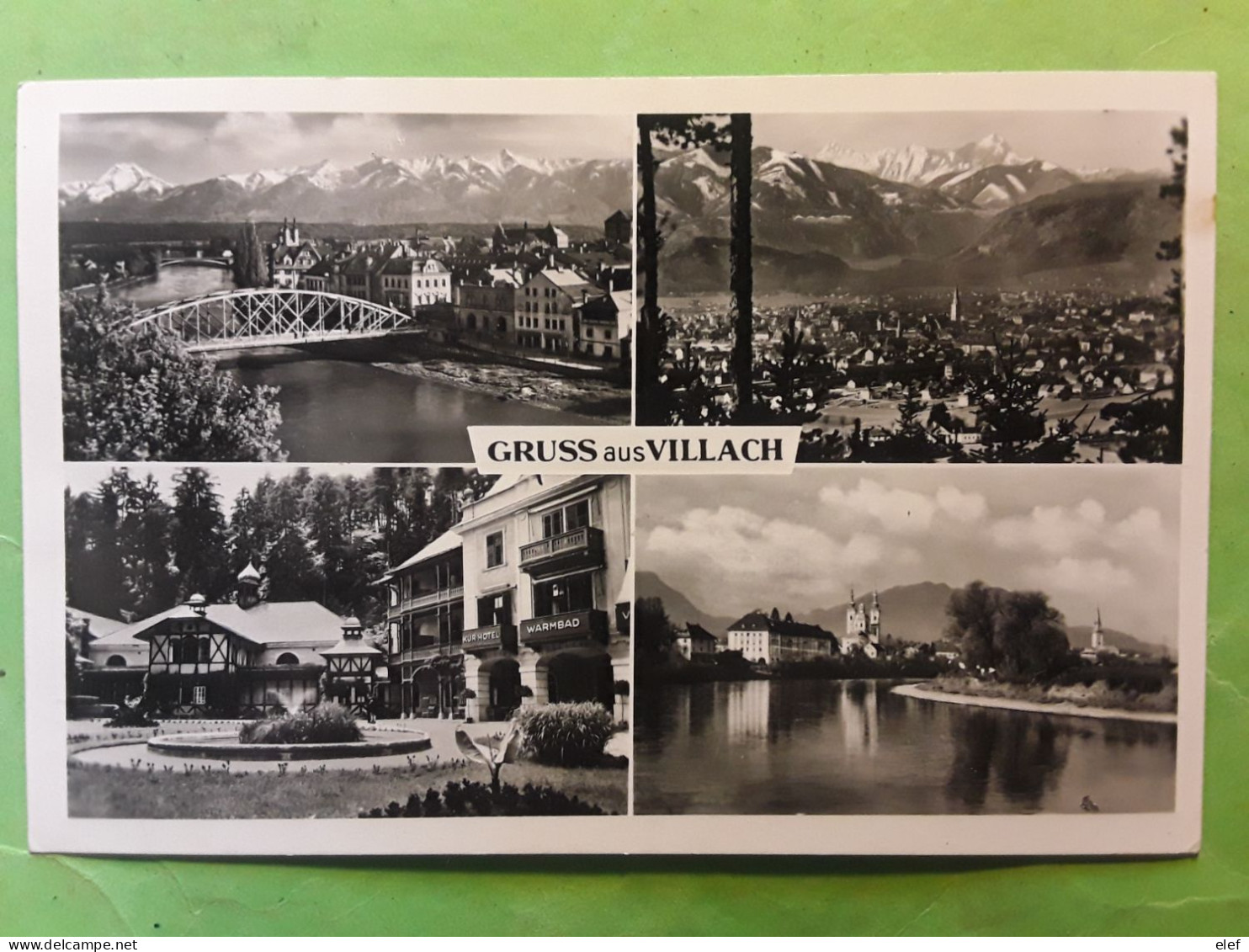 Gruss Aus VILLACH Kaernten Verschiedene Ansichte Pont Métallique Iron Bridge  , Strein Verlag 1957, TB - Villach