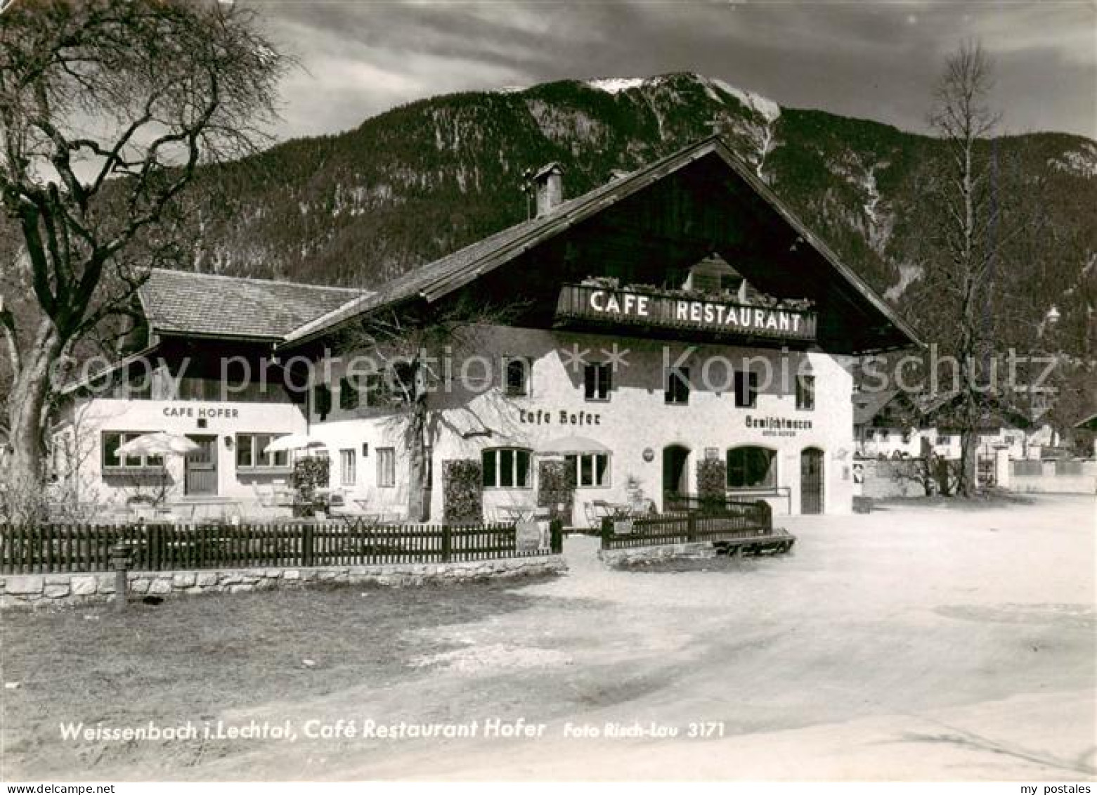 73853897 Weissenbach Lech Cafe Restaurant Hofer Weissenbach Lech - Autres & Non Classés