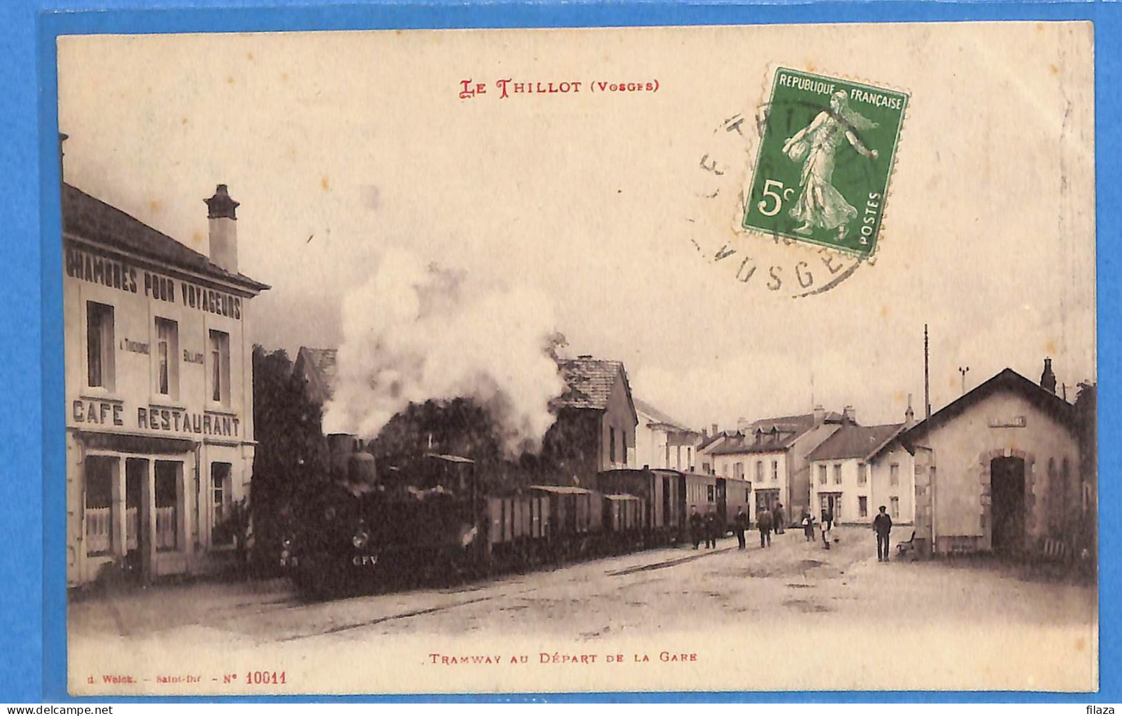 88 - Vosges - Le Thillot - Tramway Au Depart De La Gare (N15671) - Le Thillot