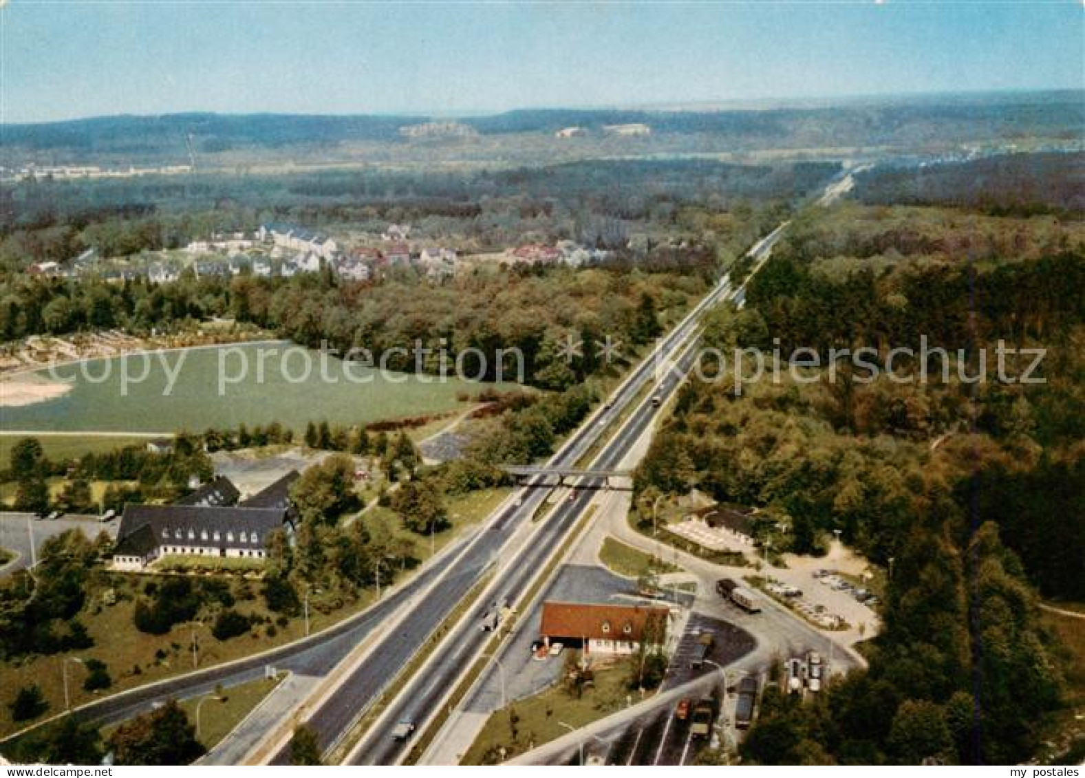 73853825 Siegburg Autobahn Rasthaus An Der Autobahn Koeln Frankfurt Fliegeraufna - Siegburg