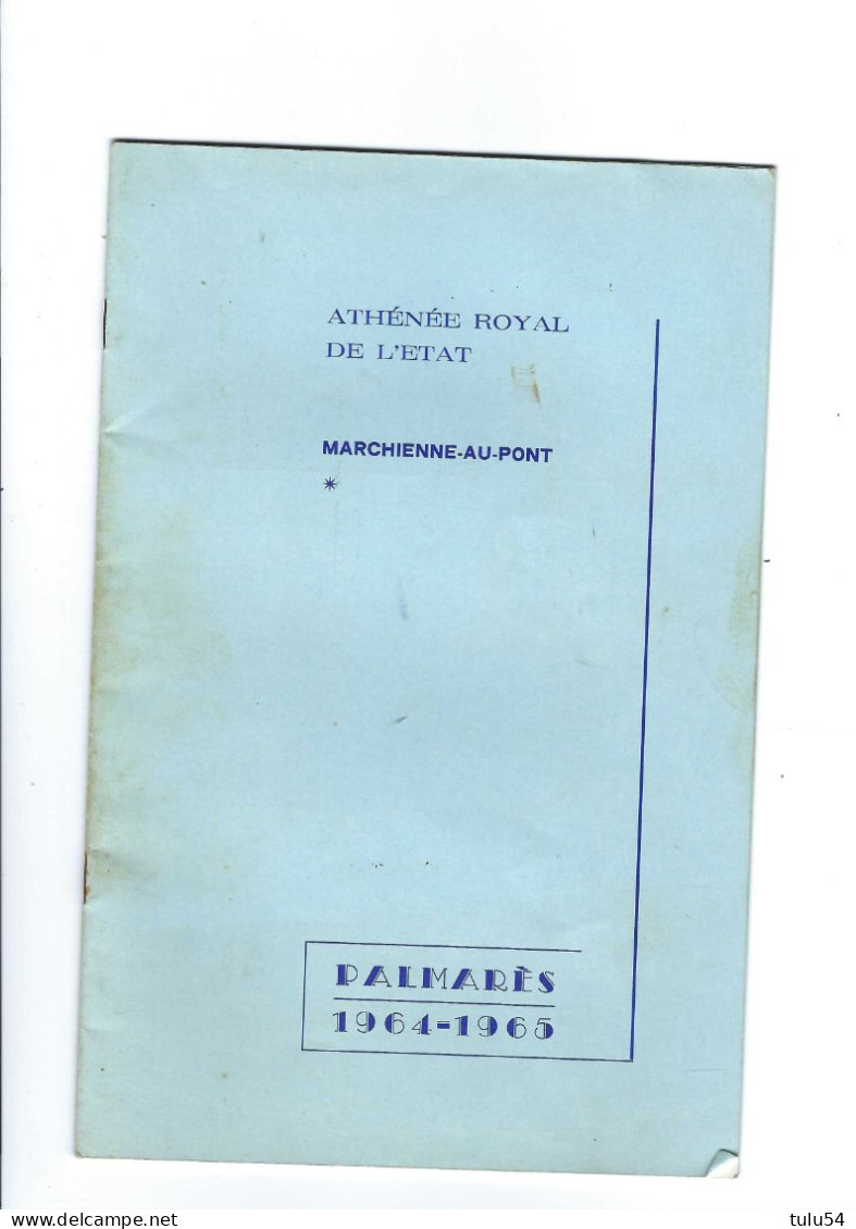 Athénée Royal De L'Etat à Marchienne Au Pont - Diploma & School Reports