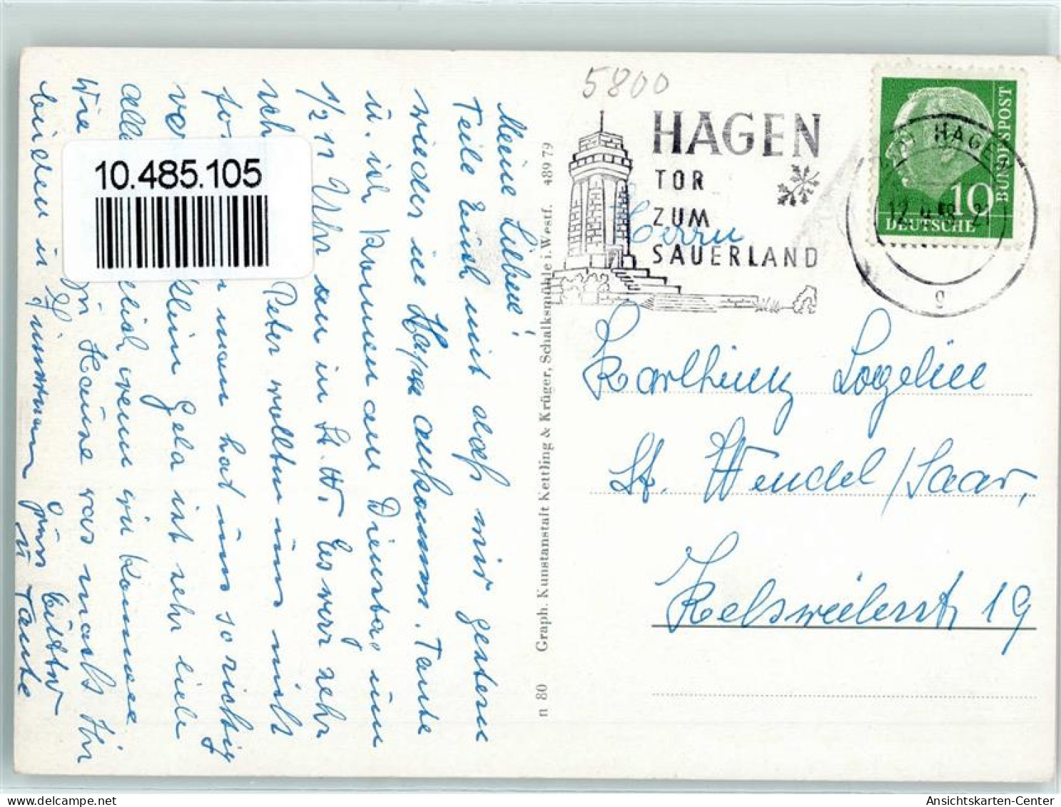 10485105 - Hagen , Westf - Hagen