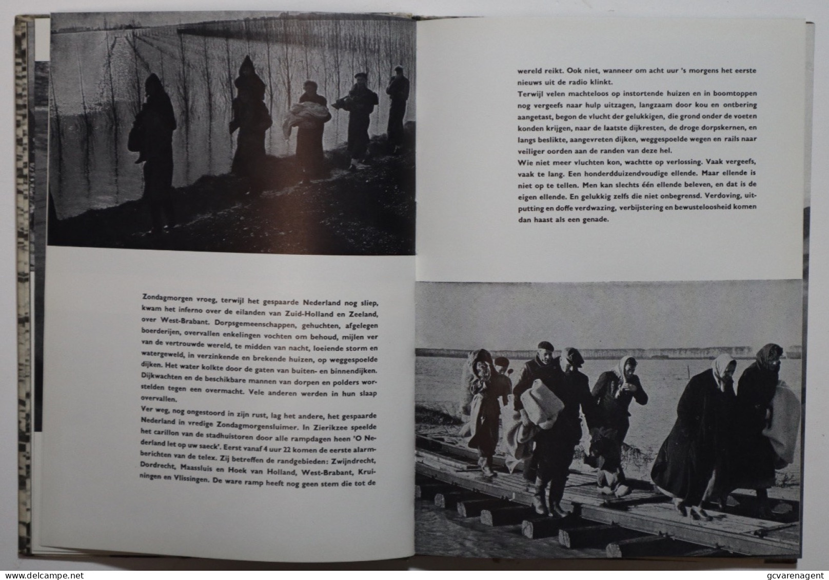 DE RAMP 1953 - NEDERLAND ONDER WATER - OVERZICHT VAN HET  GETROFFEN NEDERLANDS VOLK - Storia