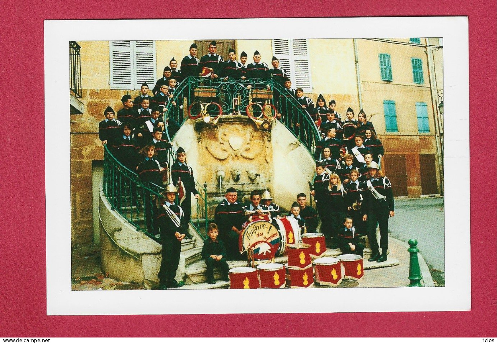 ROQUEVAIRE - 13 - ECOLE ET BATTERIE FANFARE DES JEUNES SAPEURS POMPIERS DE L'HUVEAUNE - AURIOL - PEYPIN - Roquevaire