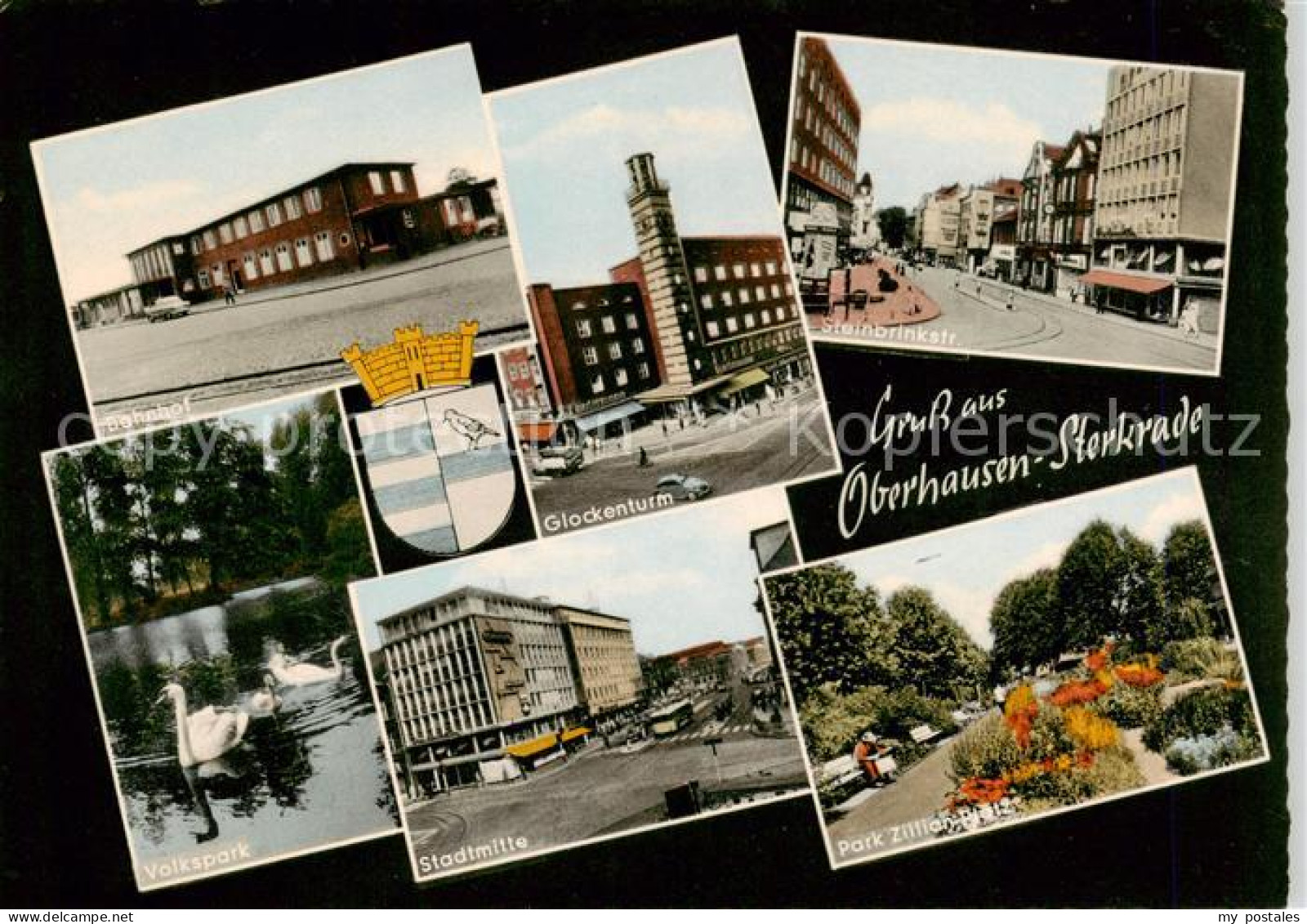 73853789 Sterkrade Oberhausen NRW Bahnhof Glockenturm Steinbrinkstrasse Volkspar - Oberhausen