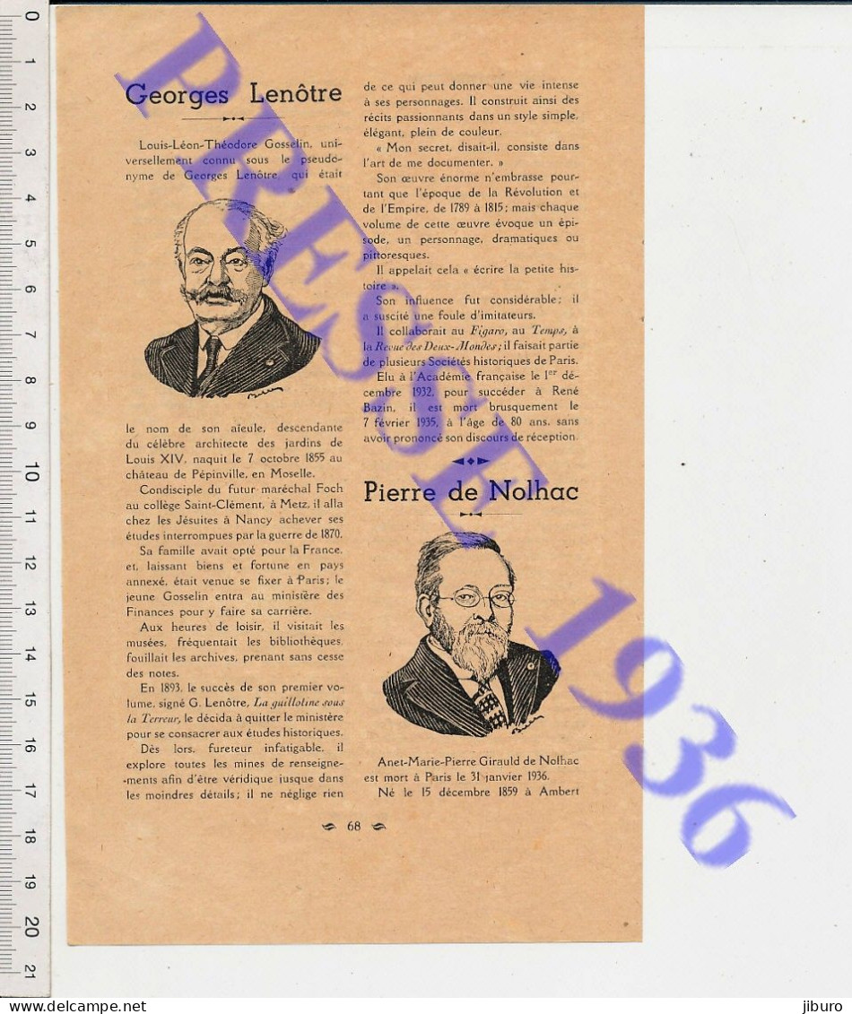 6 Vues Roi George V Portrait Gosselin Georges Lenôtre Pierre De Nolhac Eleuthère Venizelos Joseph Pilsudski Pologne - Non Classés