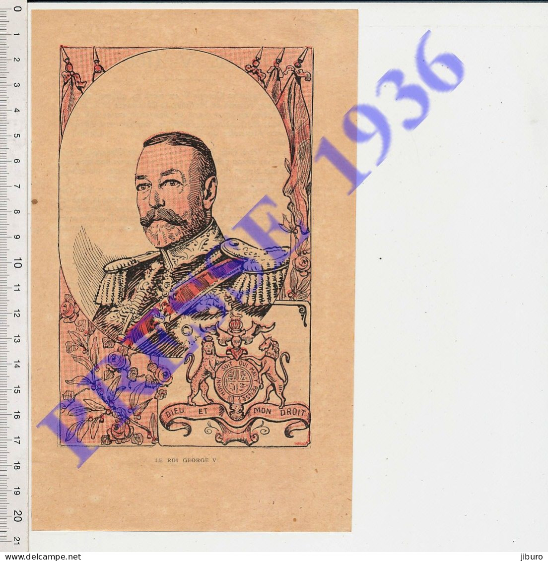 6 Vues Roi George V Portrait Gosselin Georges Lenôtre Pierre De Nolhac Eleuthère Venizelos Joseph Pilsudski Pologne - Ohne Zuordnung