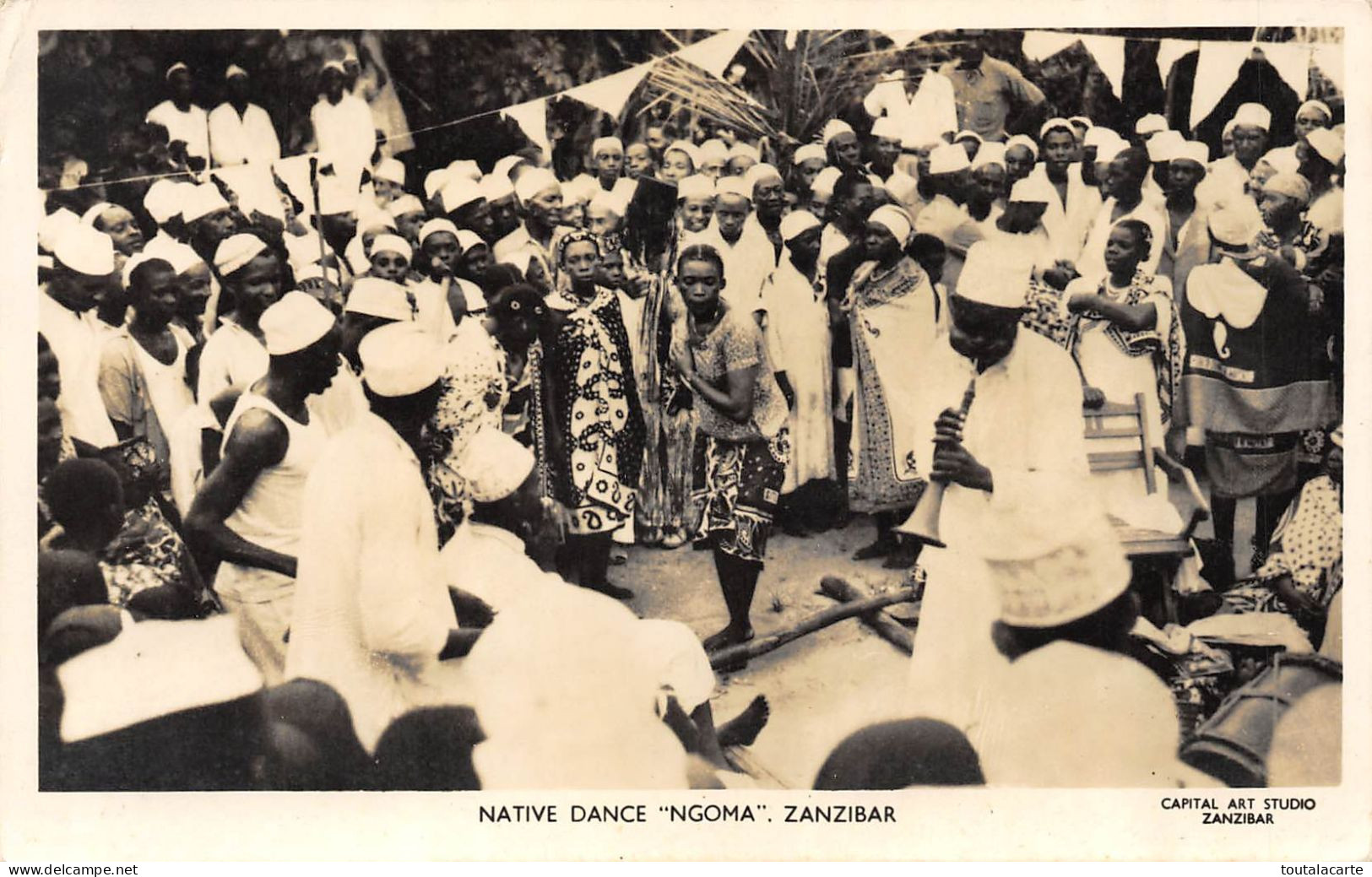 CPA TANZANIE NATIVE DANCE NGOMA ZANZIBAR - Tanzanie