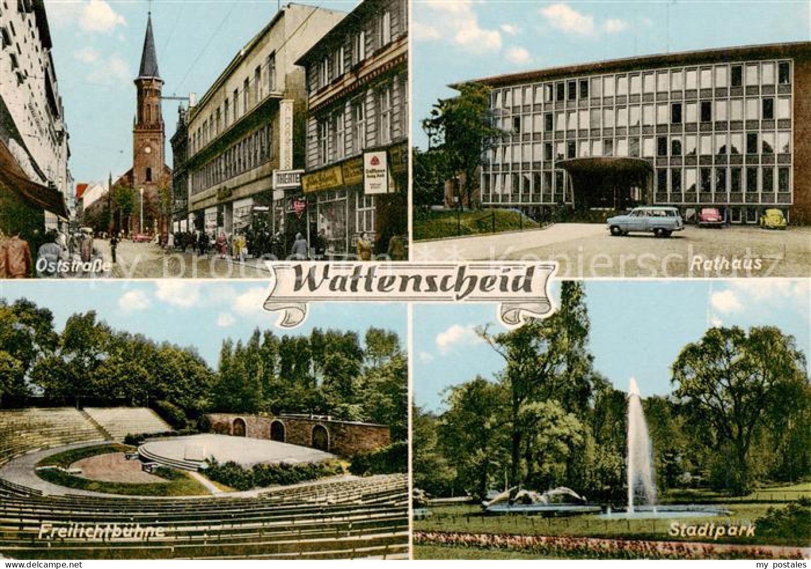 73853773 Wattenscheid Oststrasse Rathaus Freilichtbuehne Stadtpark Wattenscheid - Bochum