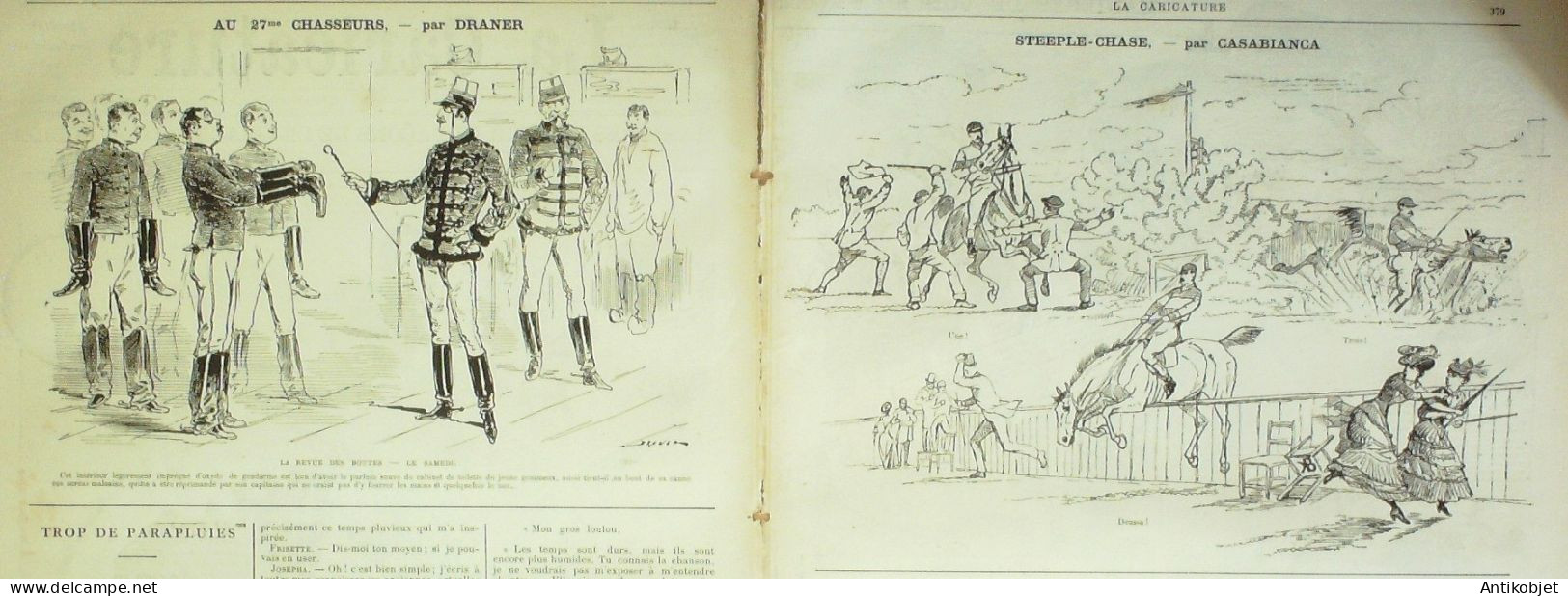 La Caricature 1882 N°152 Manières De Voir Et Dévisager Robida Casablanca Trock - Zeitschriften - Vor 1900