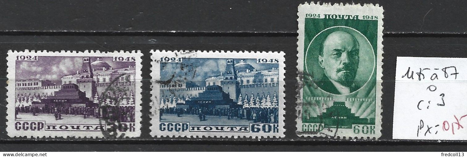 RUSSIE 1185 à 87 Oblitérés Côte 3 € - Oblitérés