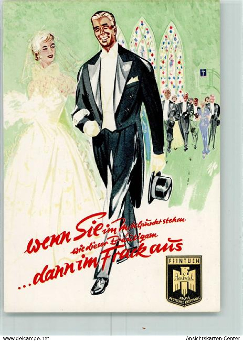 13154505 - Feintuch AarEdel Frack Und Smoking  Hochzeit  AK - Altri & Non Classificati