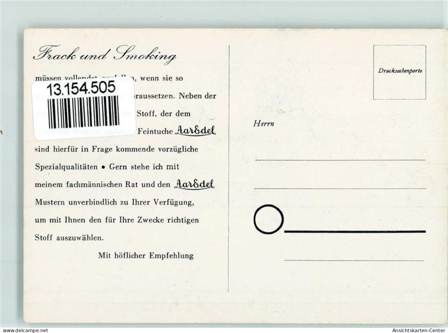 13154505 - Feintuch AarEdel Frack Und Smoking  Hochzeit  AK - Other & Unclassified