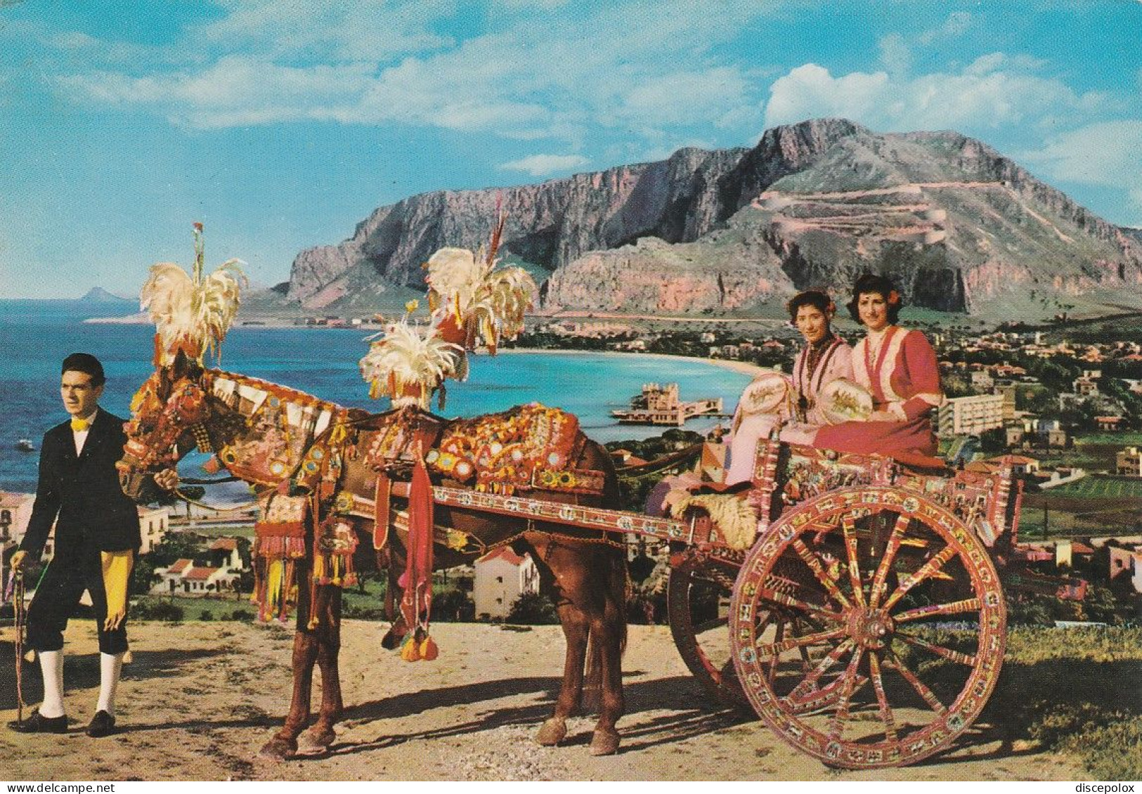 AD84 Sicilia - Folklore - Tipico Carretto Siciliano / Viaggiata 1978 - Costumi