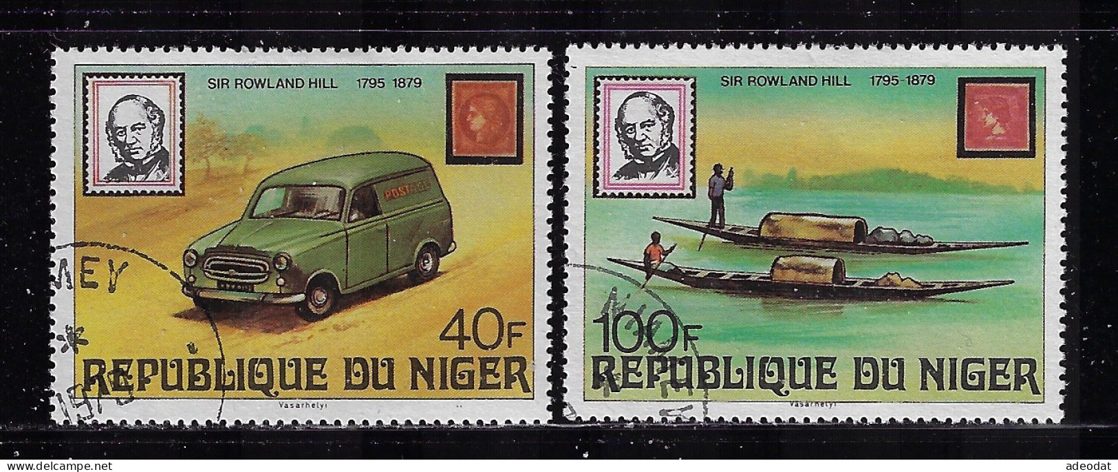 NIGER 1979  SCOTT#474-475  USED - Níger (1960-...)