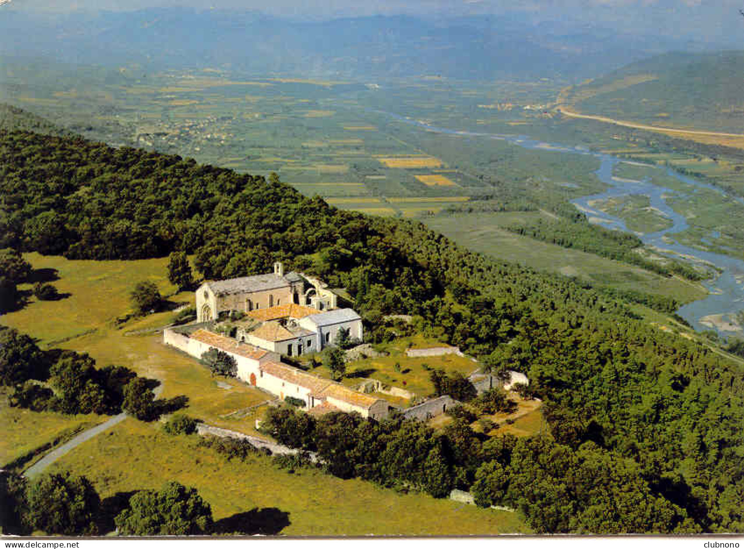 CPM - GANAGOBIE - VUE AERIENNE DU PRIEURE CLUNISIEN (TRES BON ETAT - ECRITE EN 1969) - Otros & Sin Clasificación