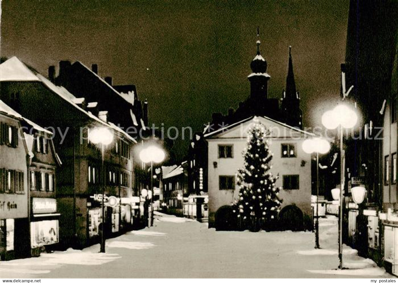 73853716 Bad Kissingen Weihnachtliche Strassenpartie Bad Kissingen - Bad Kissingen