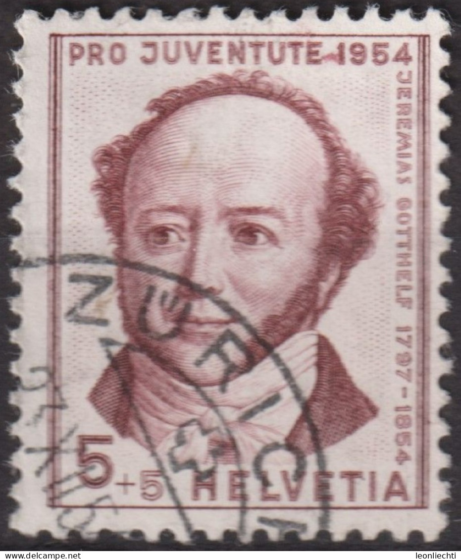 1954 Schweiz Pro Juventute ° Zum:CH J153,Yt:CH 553, Mi:CH 602, Jeremias Gotthelf - Used Stamps